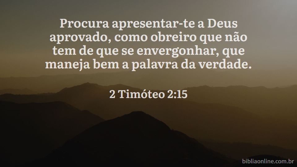 2 Timóteo 2:15
