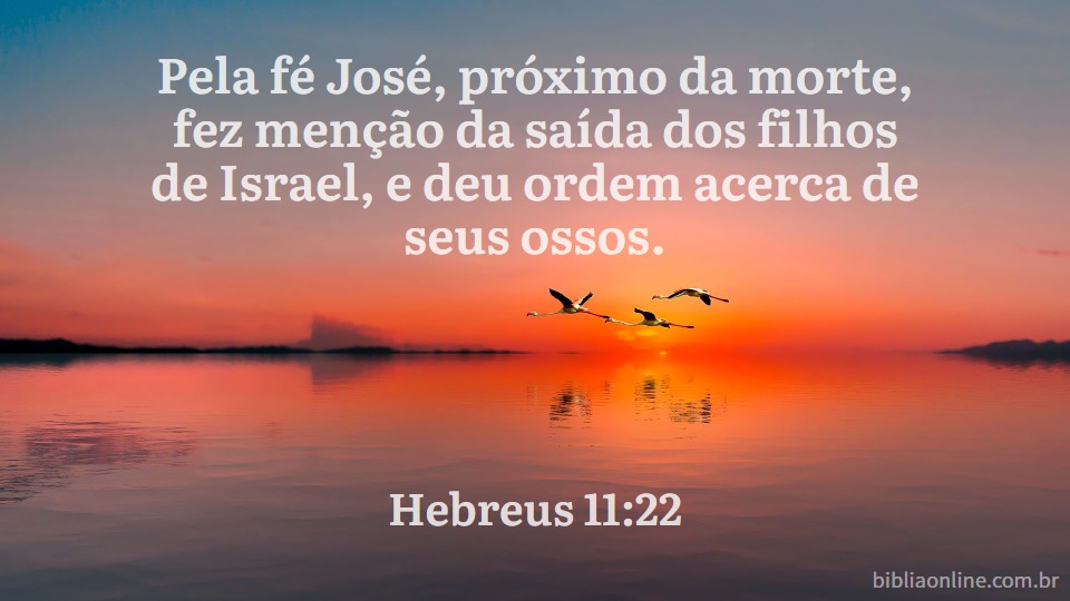 Hebreus 11:22